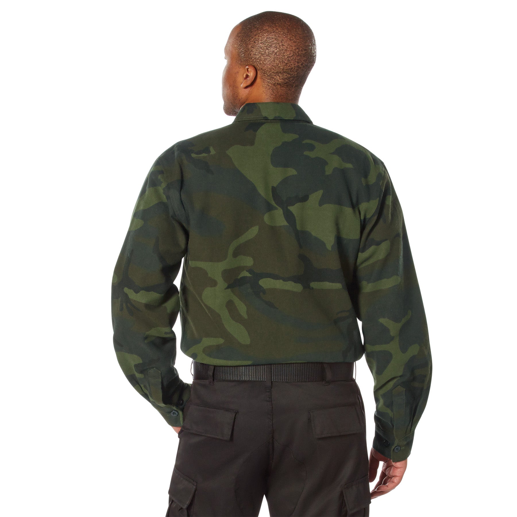 Rothco Midnight Camo Flannel Shirt LARSON TACTICAL SUPPLY