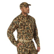 Rothco Midnight Camo Flannel Shirt LARSON TACTICAL SUPPLY