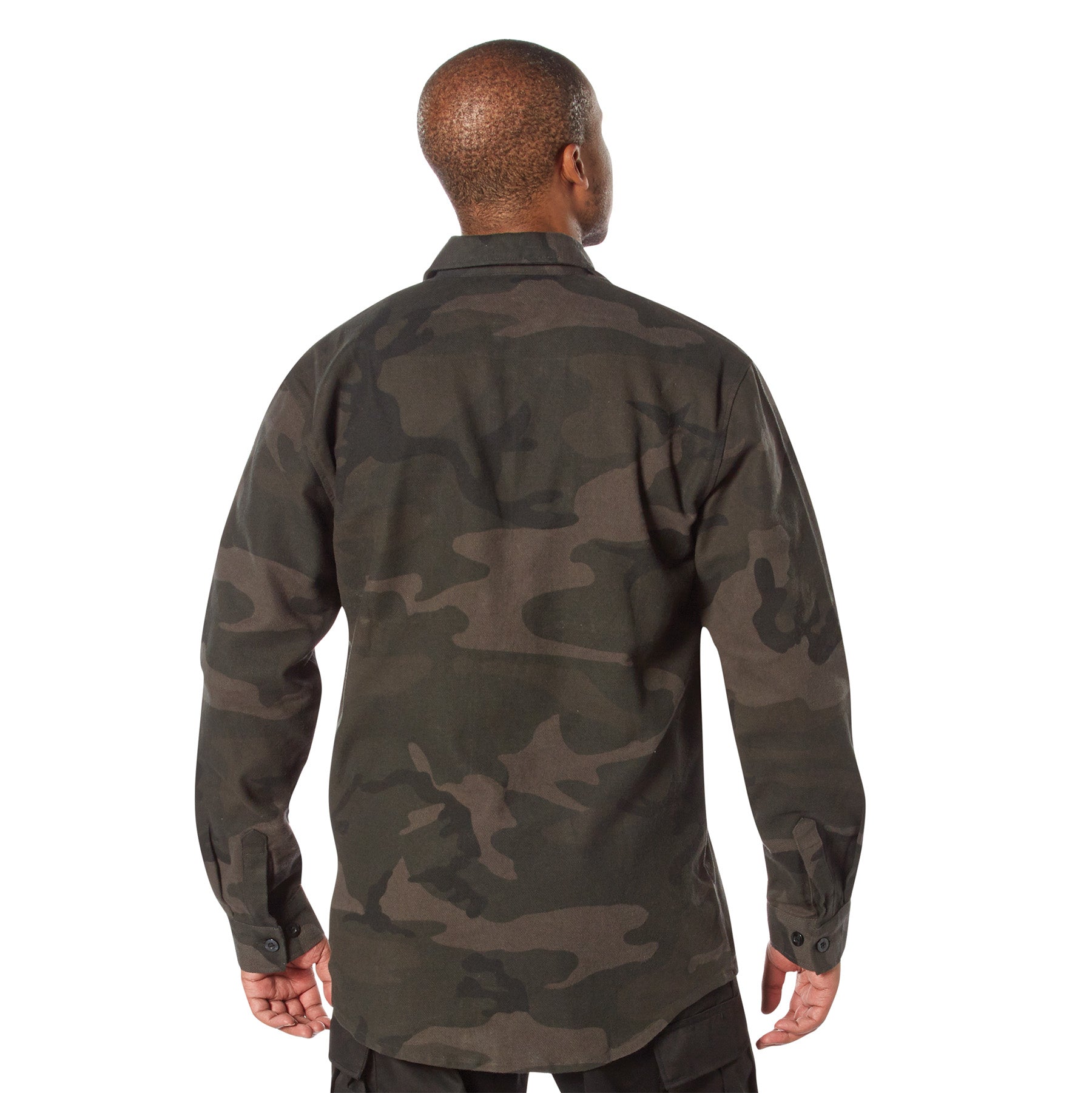 Rothco Midnight Camo Flannel Shirt LARSON TACTICAL SUPPLY