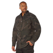 Rothco Midnight Camo Flannel Shirt LARSON TACTICAL SUPPLY