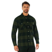 Rothco Extra Heavyweight Buffalo Plaid Flannel Shirt LARSON TACTICAL SUPPLY