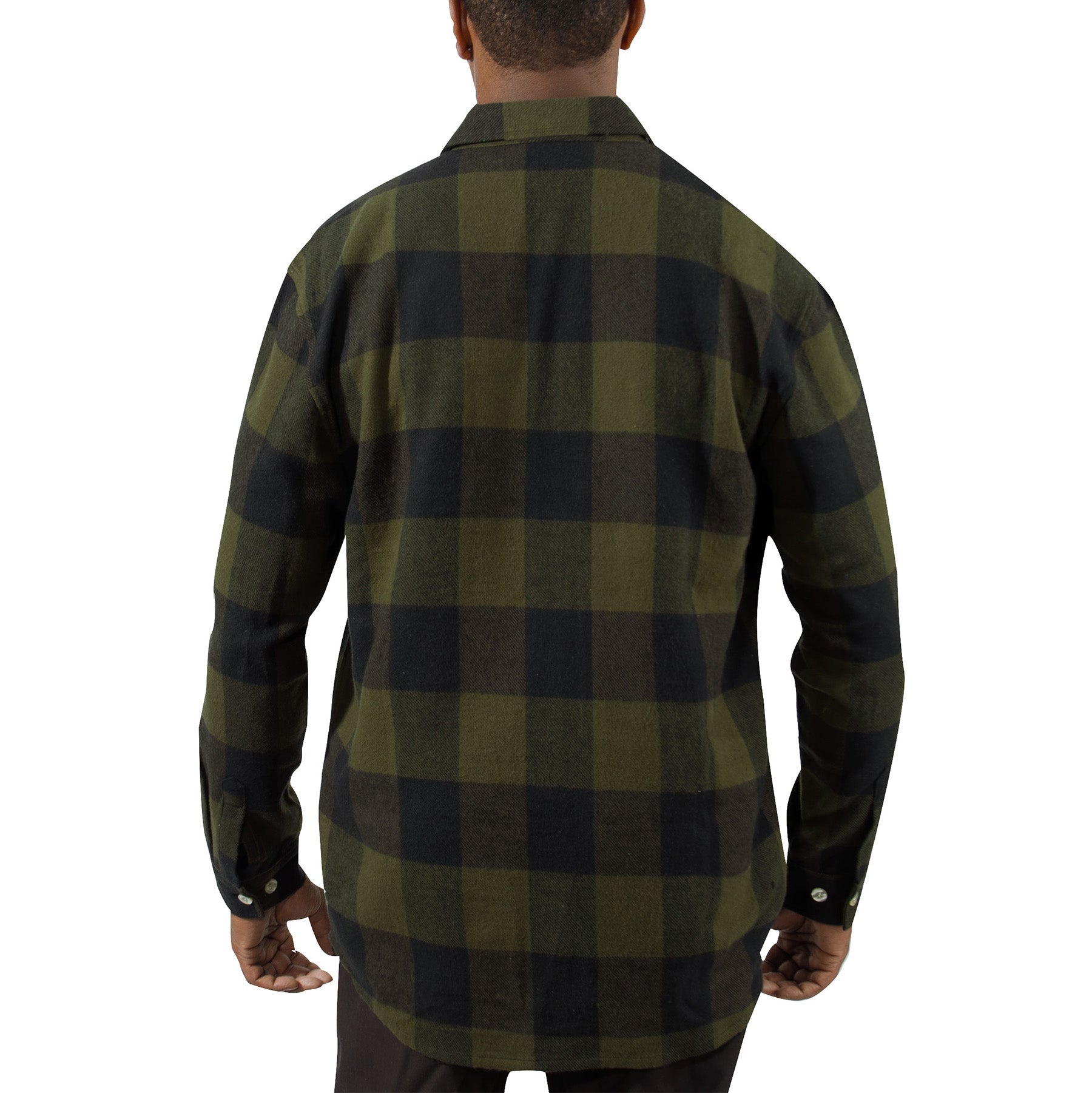 Rothco Extra Heavyweight Buffalo Plaid Flannel Shirt LARSON TACTICAL SUPPLY