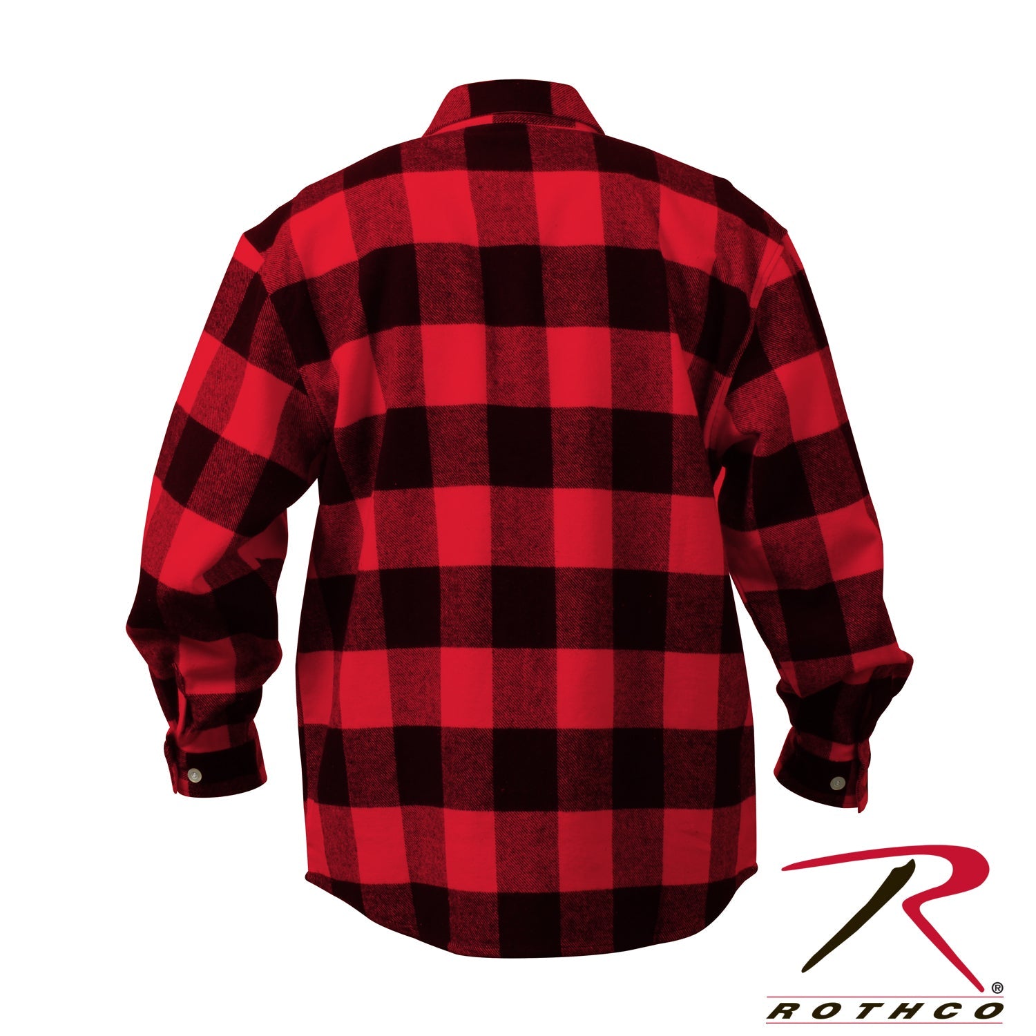 Rothco Extra Heavyweight Buffalo Plaid Flannel Shirt LARSON TACTICAL SUPPLY