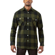 Rothco Extra Heavyweight Buffalo Plaid Flannel Shirt LARSON TACTICAL SUPPLY