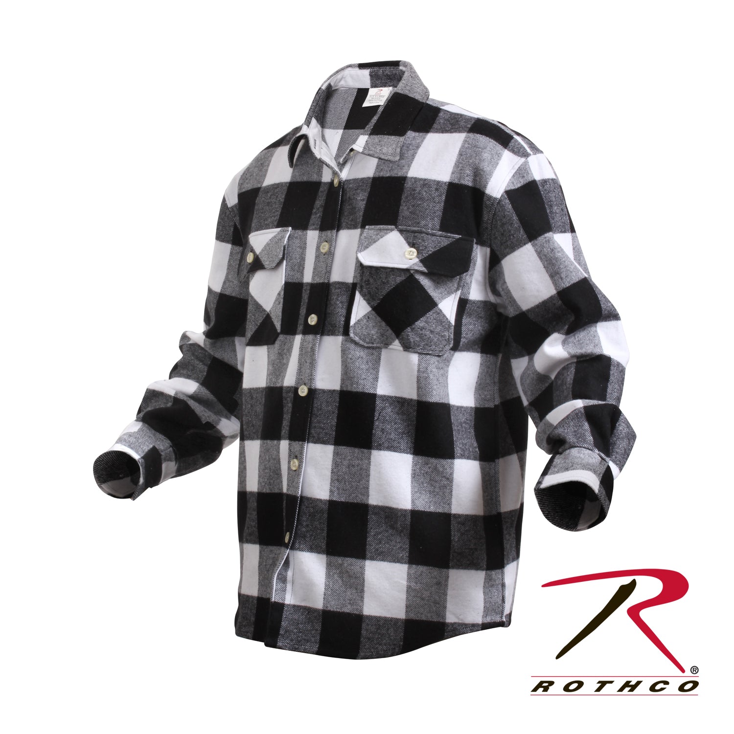 Rothco Extra Heavyweight Buffalo Plaid Flannel Shirt LARSON TACTICAL SUPPLY