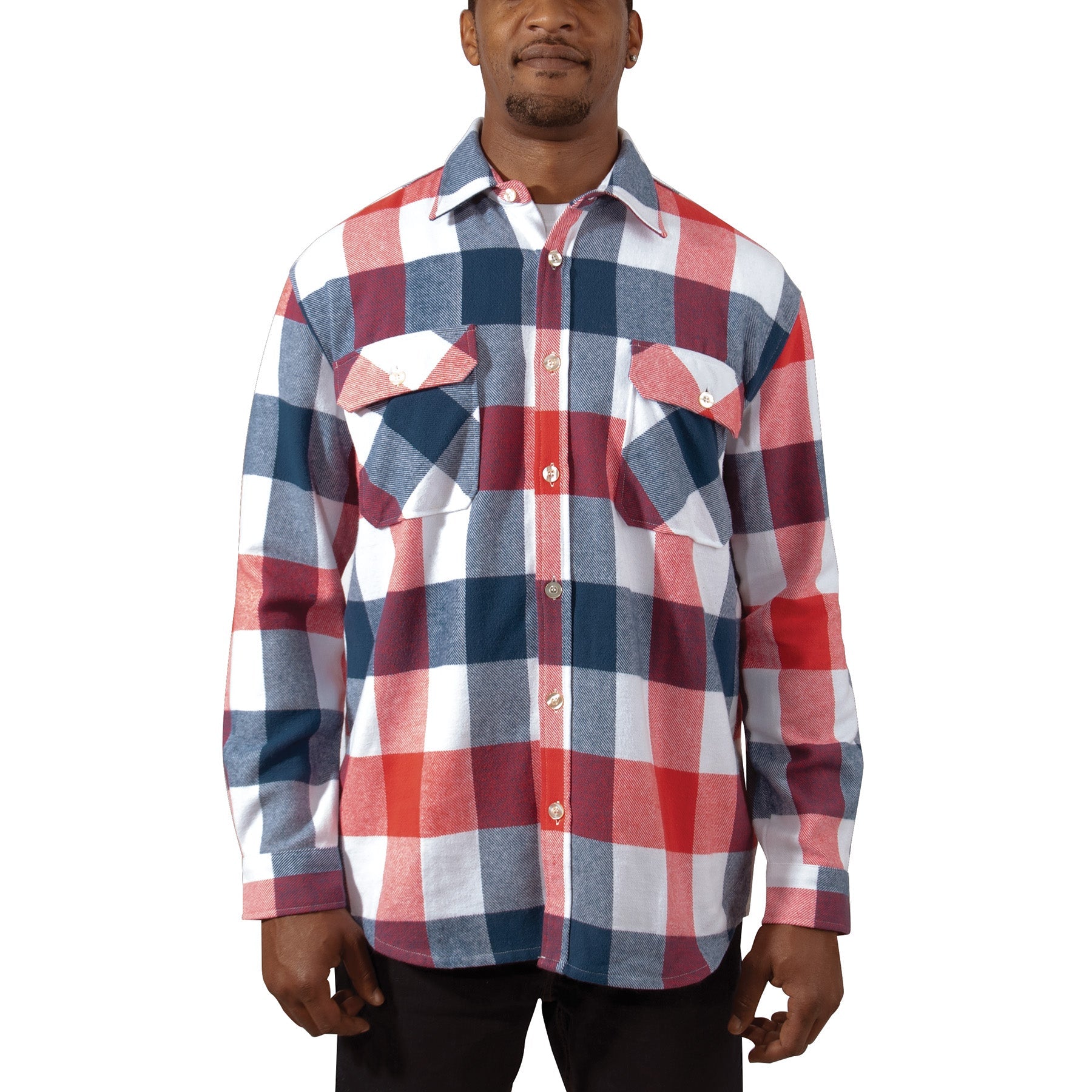Rothco Extra Heavyweight Buffalo Plaid Flannel Shirt LARSON TACTICAL SUPPLY