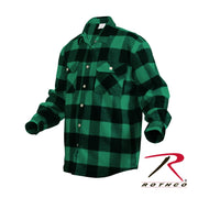 Rothco Extra Heavyweight Buffalo Plaid Flannel Shirt LARSON TACTICAL SUPPLY