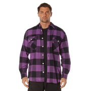 Rothco Extra Heavyweight Buffalo Plaid Flannel Shirt LARSON TACTICAL SUPPLY