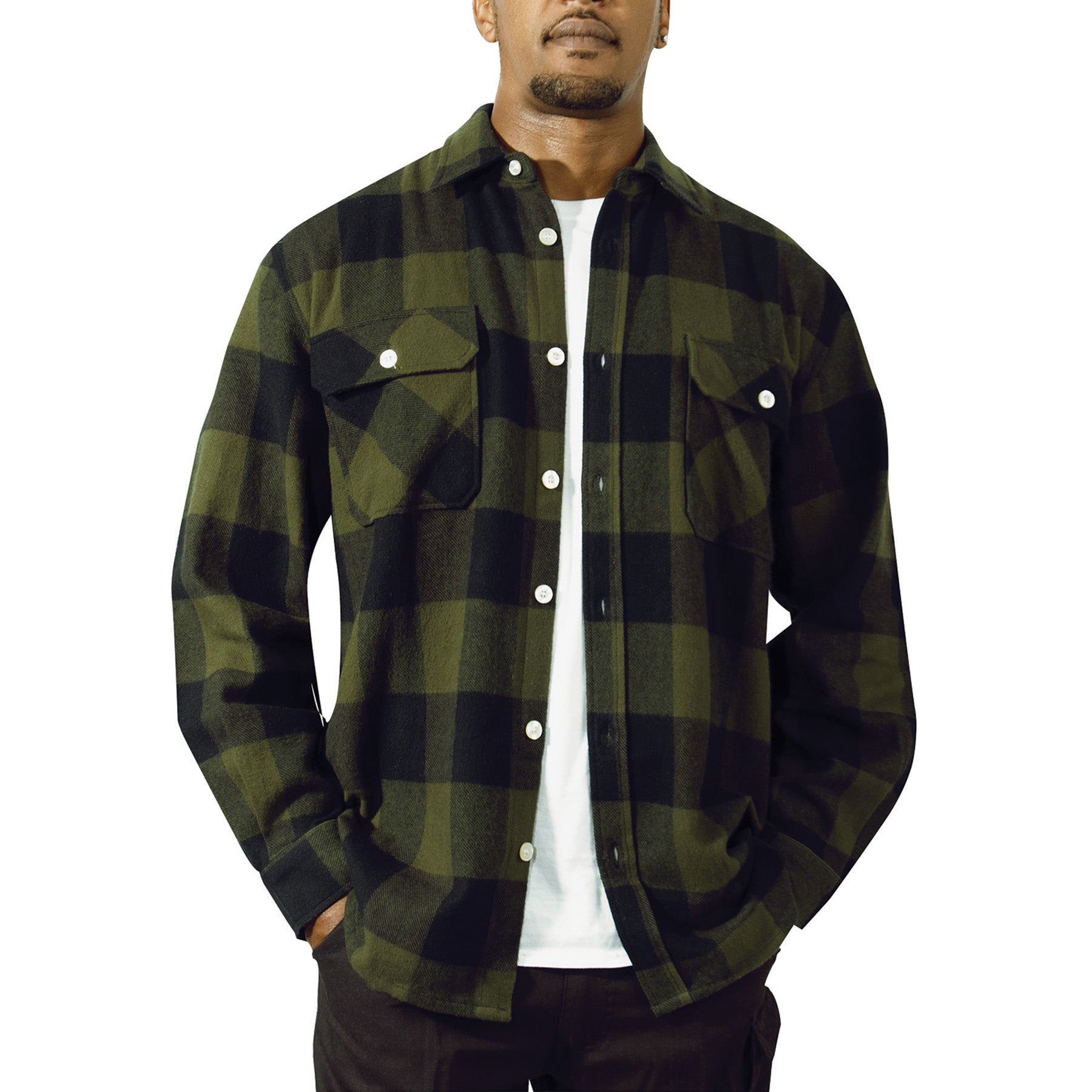 Rothco Extra Heavyweight Buffalo Plaid Flannel Shirt LARSON TACTICAL SUPPLY