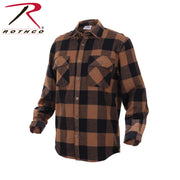 Rothco Extra Heavyweight Buffalo Plaid Flannel Shirt LARSON TACTICAL SUPPLY