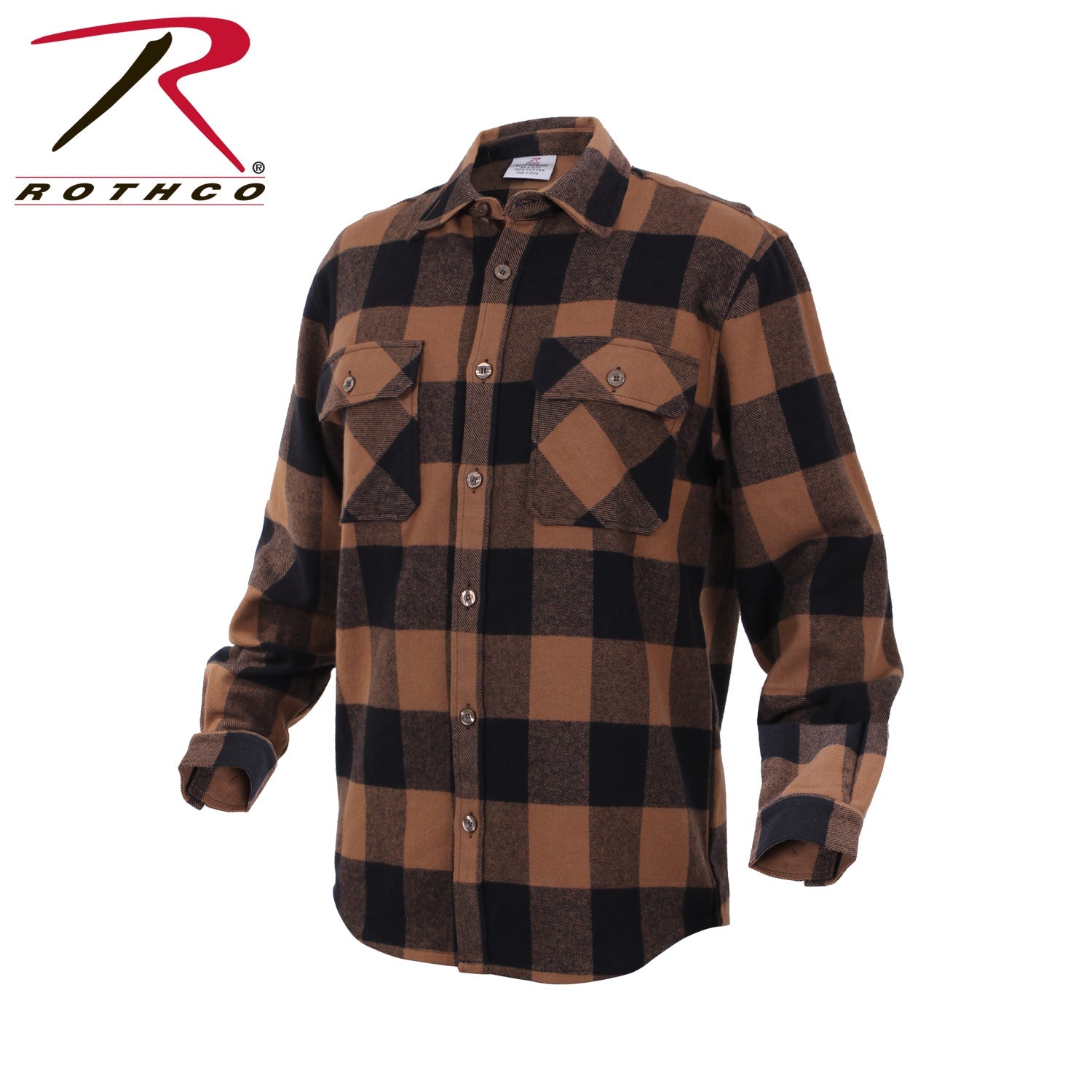Rothco Extra Heavyweight Buffalo Plaid Flannel Shirt LARSON TACTICAL SUPPLY