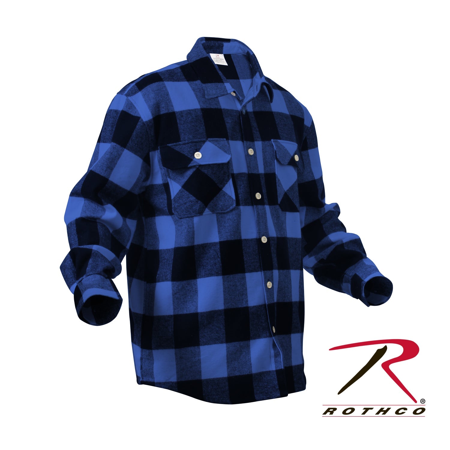 Rothco Extra Heavyweight Buffalo Plaid Flannel Shirt LARSON TACTICAL SUPPLY