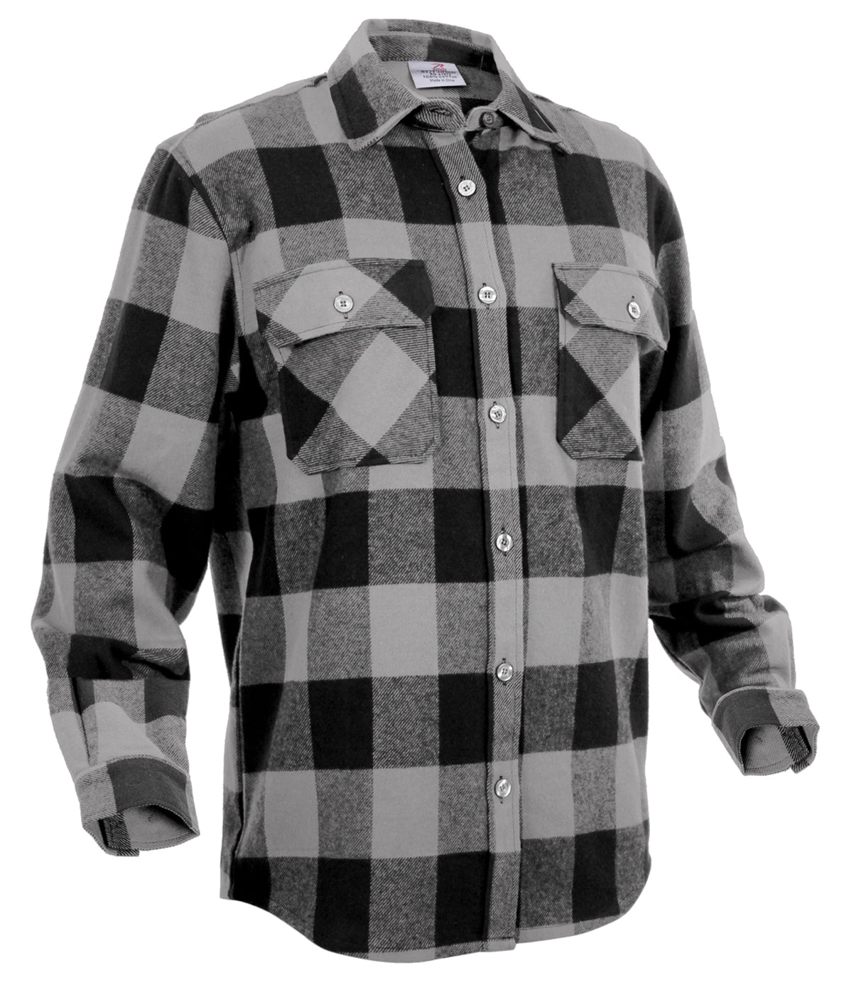 Rothco Extra Heavyweight Buffalo Plaid Flannel Shirt LARSON TACTICAL SUPPLY