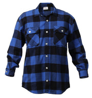 Rothco Extra Heavyweight Buffalo Plaid Flannel Shirt LARSON TACTICAL SUPPLY