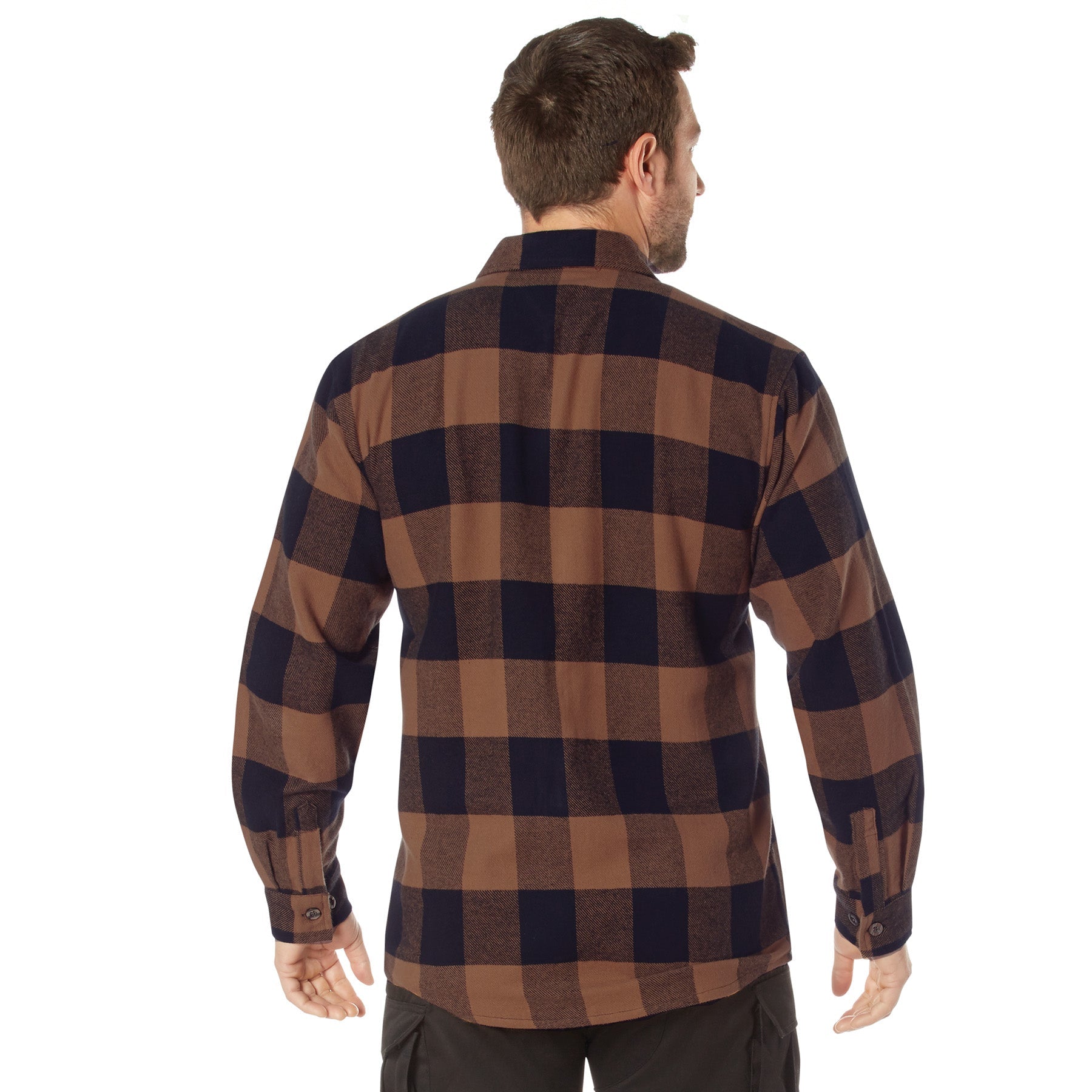 Rothco Extra Heavyweight Buffalo Plaid Flannel Shirt LARSON TACTICAL SUPPLY