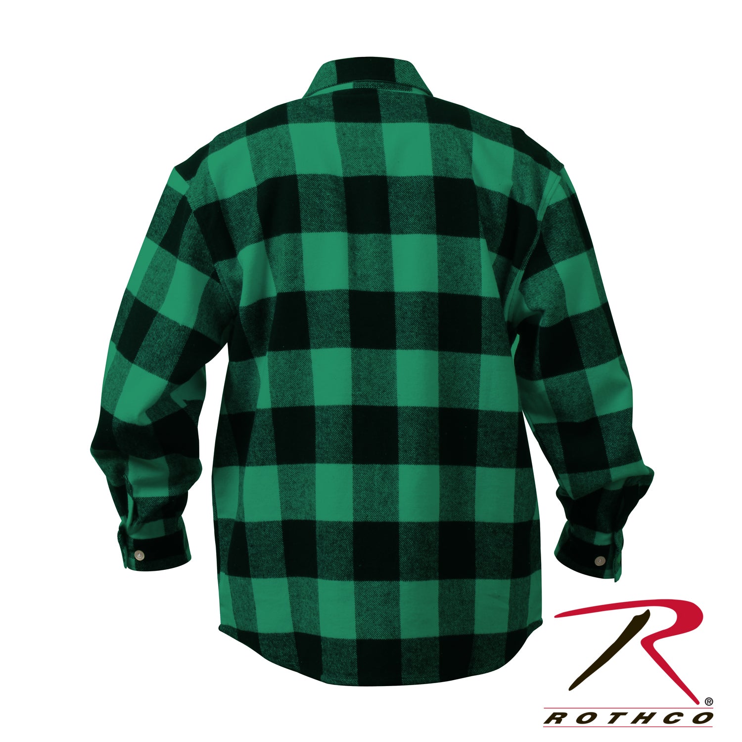 Rothco Extra Heavyweight Buffalo Plaid Flannel Shirt LARSON TACTICAL SUPPLY
