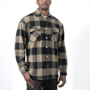 Rothco Extra Heavyweight Buffalo Plaid Flannel Shirt LARSON TACTICAL SUPPLY