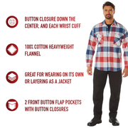 Rothco Extra Heavyweight Buffalo Plaid Flannel Shirt LARSON TACTICAL SUPPLY