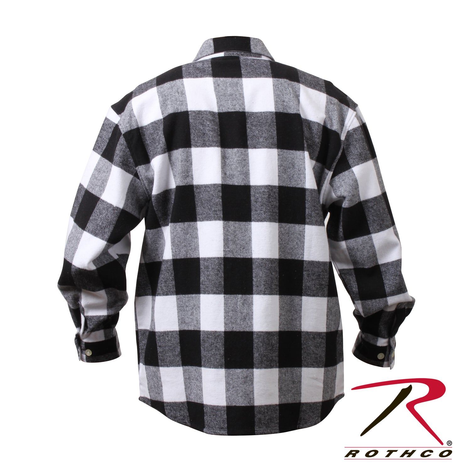 Rothco Extra Heavyweight Buffalo Plaid Flannel Shirt LARSON TACTICAL SUPPLY