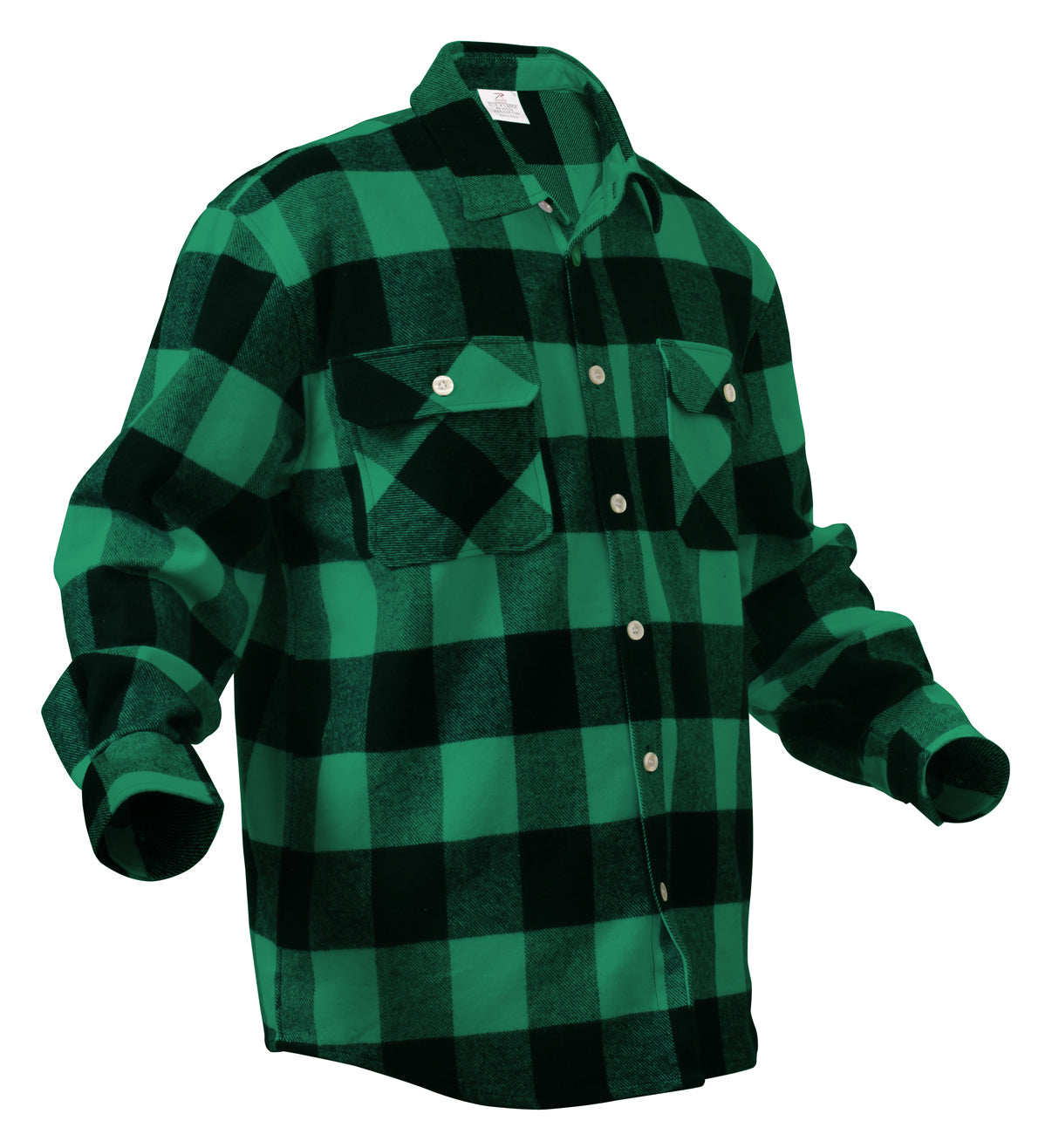 Rothco Extra Heavyweight Buffalo Plaid Flannel Shirt LARSON TACTICAL SUPPLY
