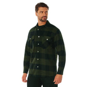 Rothco Extra Heavyweight Buffalo Plaid Flannel Shirt LARSON TACTICAL SUPPLY