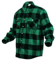 Rothco Extra Heavyweight Buffalo Plaid Flannel Shirt LARSON TACTICAL SUPPLY