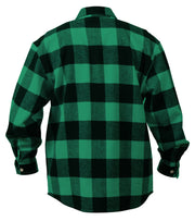 Rothco Extra Heavyweight Buffalo Plaid Flannel Shirt LARSON TACTICAL SUPPLY