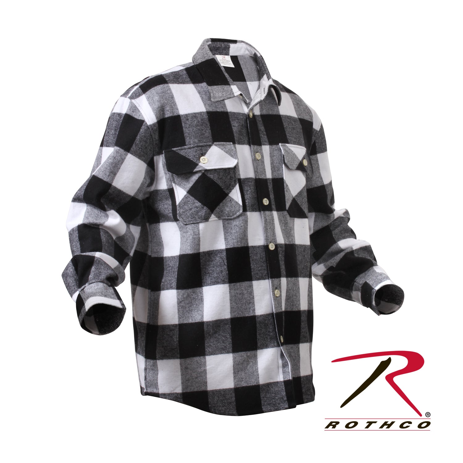 Rothco Extra Heavyweight Buffalo Plaid Flannel Shirt LARSON TACTICAL SUPPLY