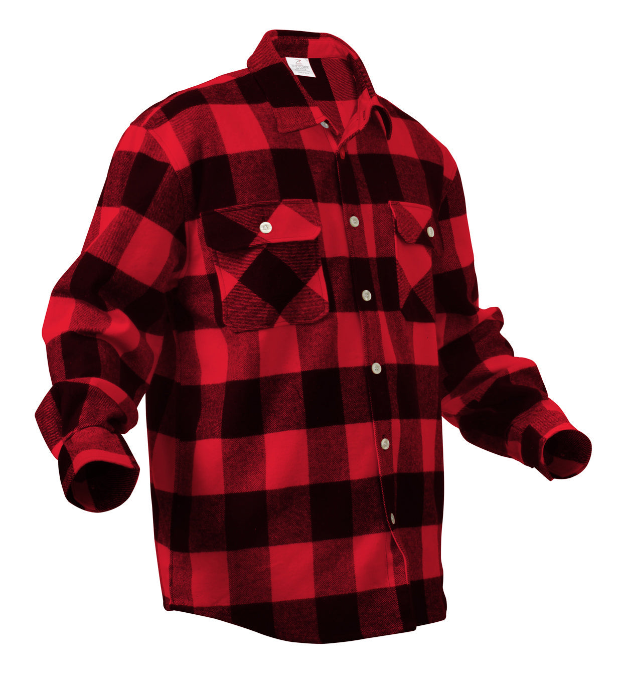 Rothco Extra Heavyweight Buffalo Plaid Flannel Shirt LARSON TACTICAL SUPPLY