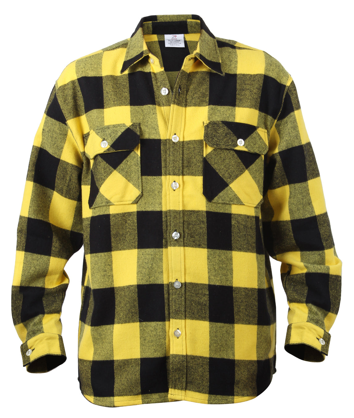 Rothco Extra Heavyweight Buffalo Plaid Flannel Shirt LARSON TACTICAL SUPPLY