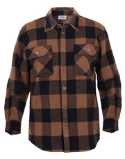 Rothco Extra Heavyweight Buffalo Plaid Flannel Shirt LARSON TACTICAL SUPPLY