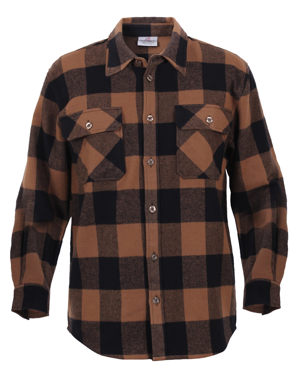 Rothco Extra Heavyweight Buffalo Plaid Flannel Shirt LARSON TACTICAL SUPPLY