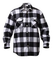 Rothco Extra Heavyweight Buffalo Plaid Flannel Shirt LARSON TACTICAL SUPPLY