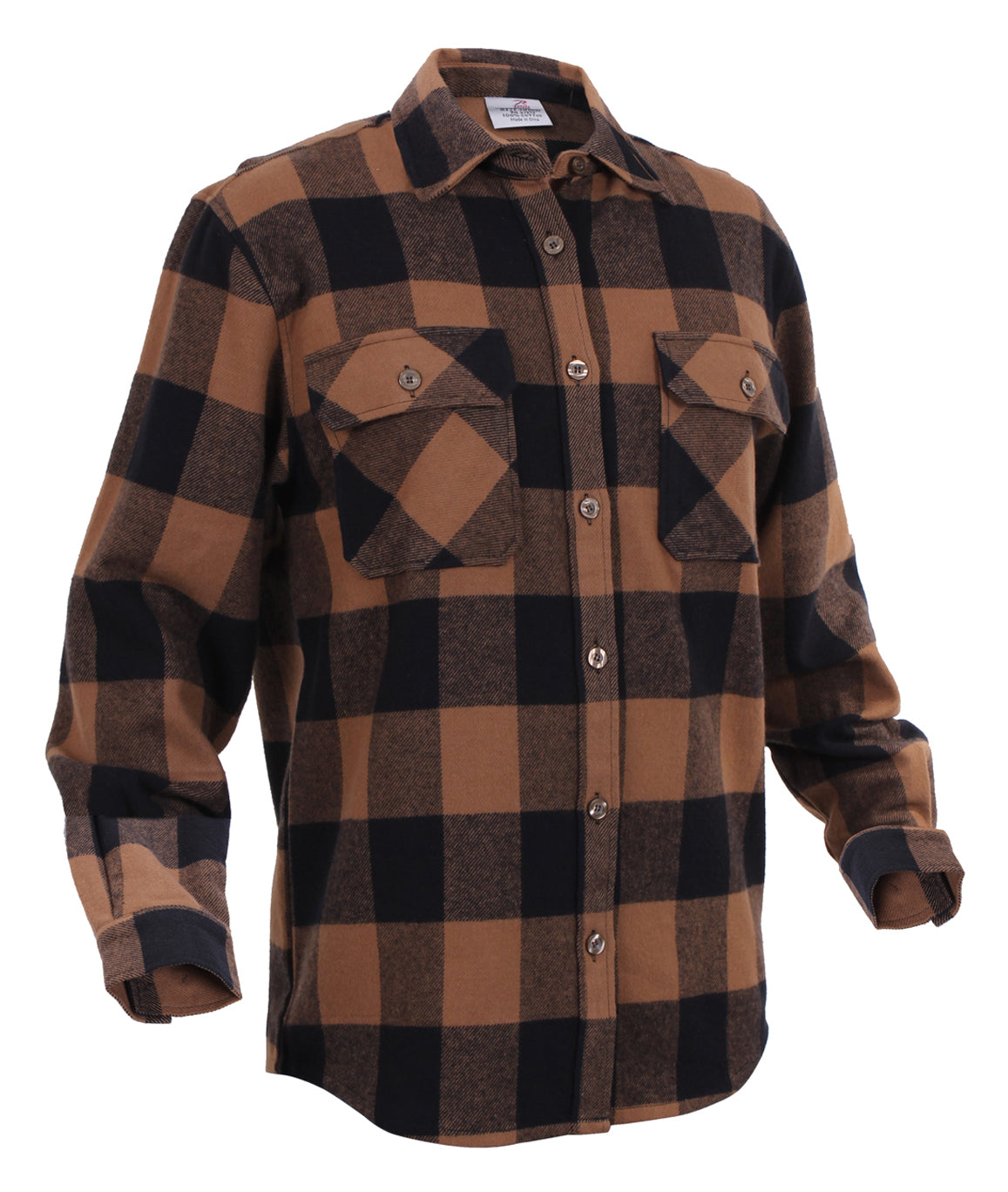 Rothco Extra Heavyweight Buffalo Plaid Flannel Shirt LARSON TACTICAL SUPPLY