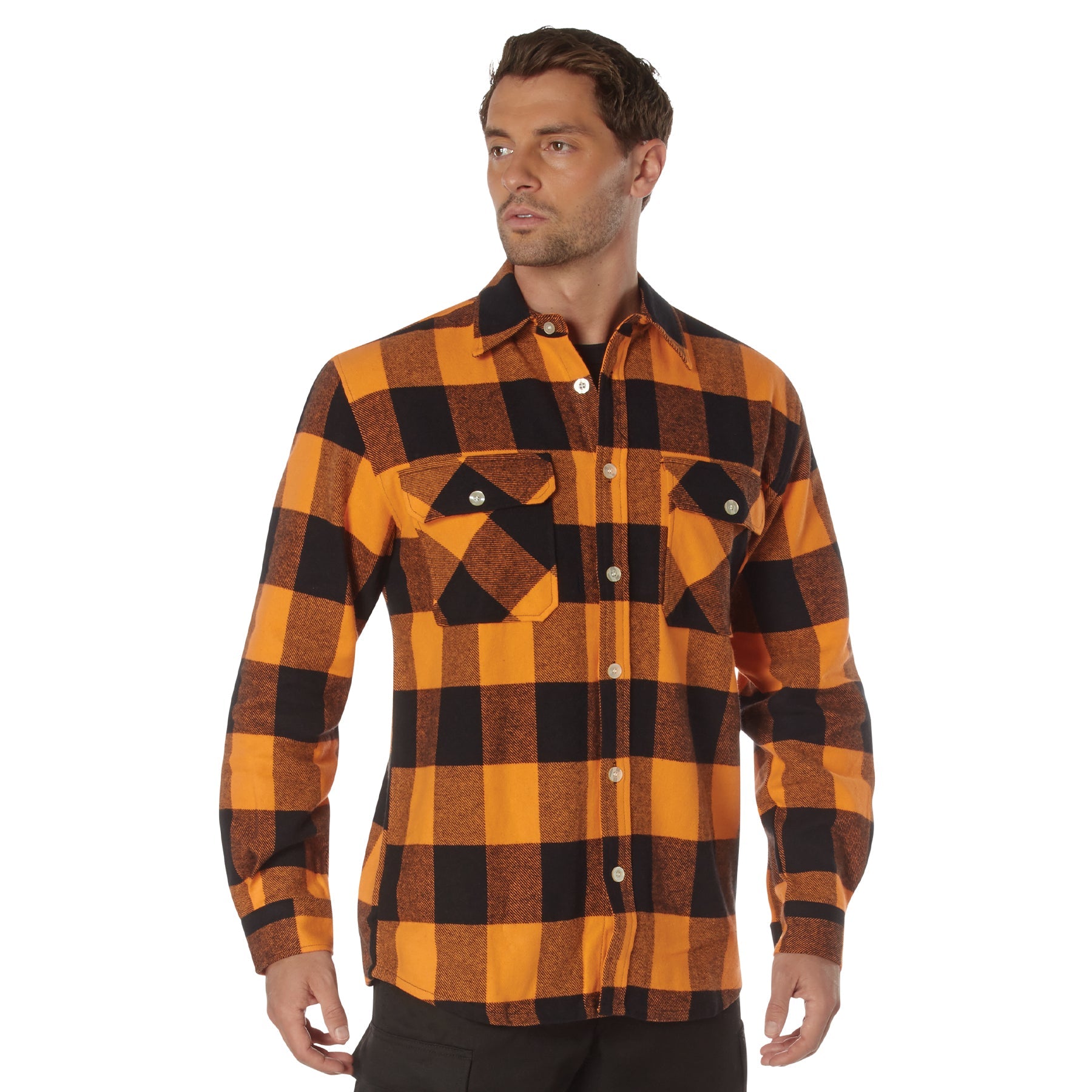 Rothco Extra Heavyweight Buffalo Plaid Flannel Shirt LARSON TACTICAL SUPPLY