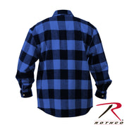 Rothco Extra Heavyweight Buffalo Plaid Flannel Shirt LARSON TACTICAL SUPPLY