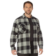 Rothco Extra Heavyweight Buffalo Plaid Flannel Shirt LARSON TACTICAL SUPPLY
