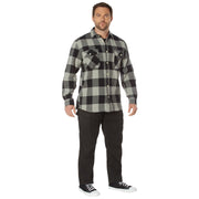 Rothco Extra Heavyweight Buffalo Plaid Flannel Shirt LARSON TACTICAL SUPPLY