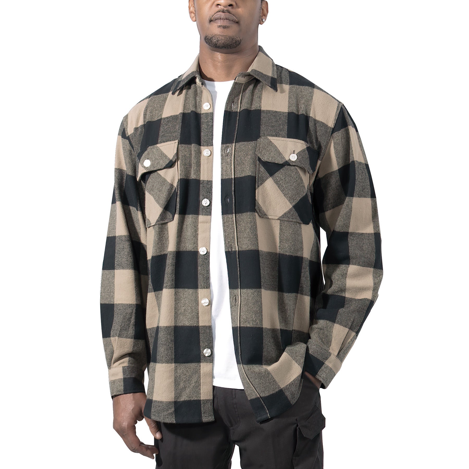 Rothco Extra Heavyweight Buffalo Plaid Flannel Shirt LARSON TACTICAL SUPPLY