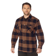 Rothco Extra Heavyweight Buffalo Plaid Flannel Shirt LARSON TACTICAL SUPPLY
