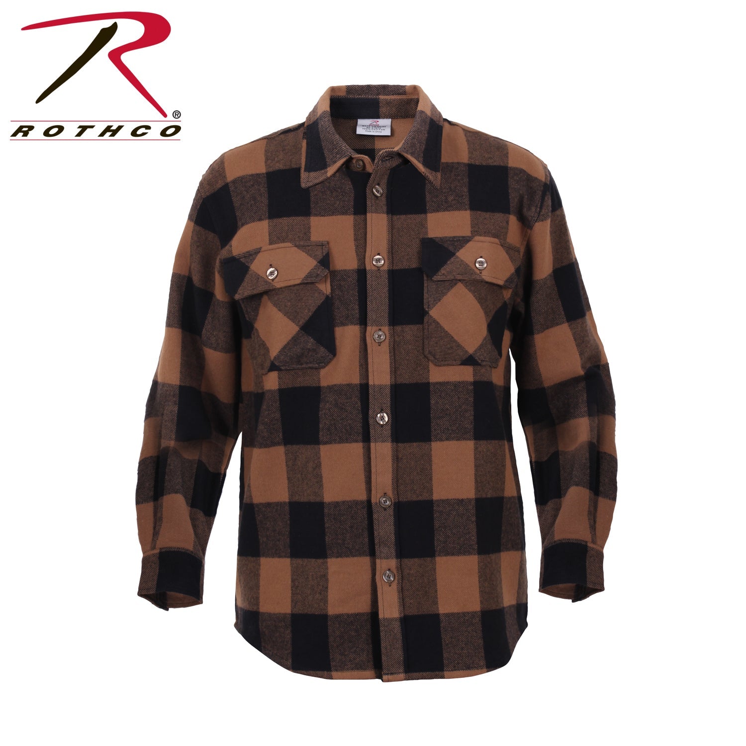 Rothco Extra Heavyweight Buffalo Plaid Flannel Shirt LARSON TACTICAL SUPPLY