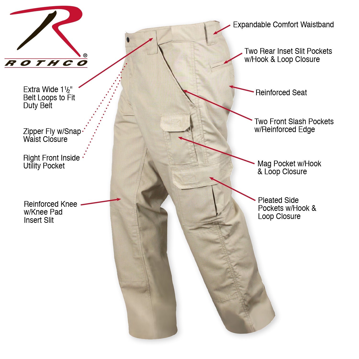 Rothco Tactical Duty Pants LARSON TACTICAL SUPPLY