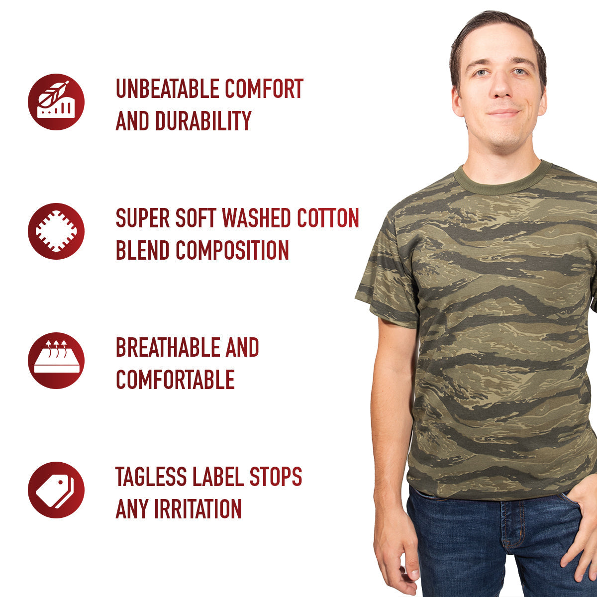 Rothco Vintage Camo T-Shirts LARSON TACTICAL SUPPLY