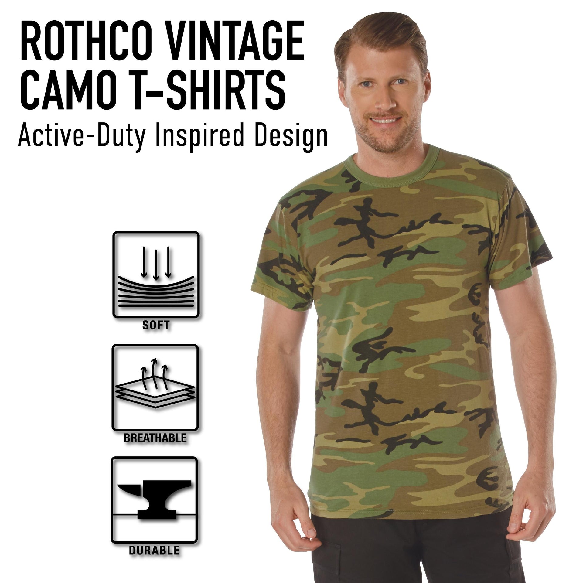 Rothco Vintage Camo T-Shirts LARSON TACTICAL SUPPLY
