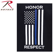 Rothco Thin Blue Line Honor and Respect Long Sleeve T-Shirt LARSON TACTICAL SUPPLY