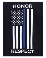 Rothco Thin Blue Line Honor and Respect Long Sleeve T-Shirt LARSON TACTICAL SUPPLY