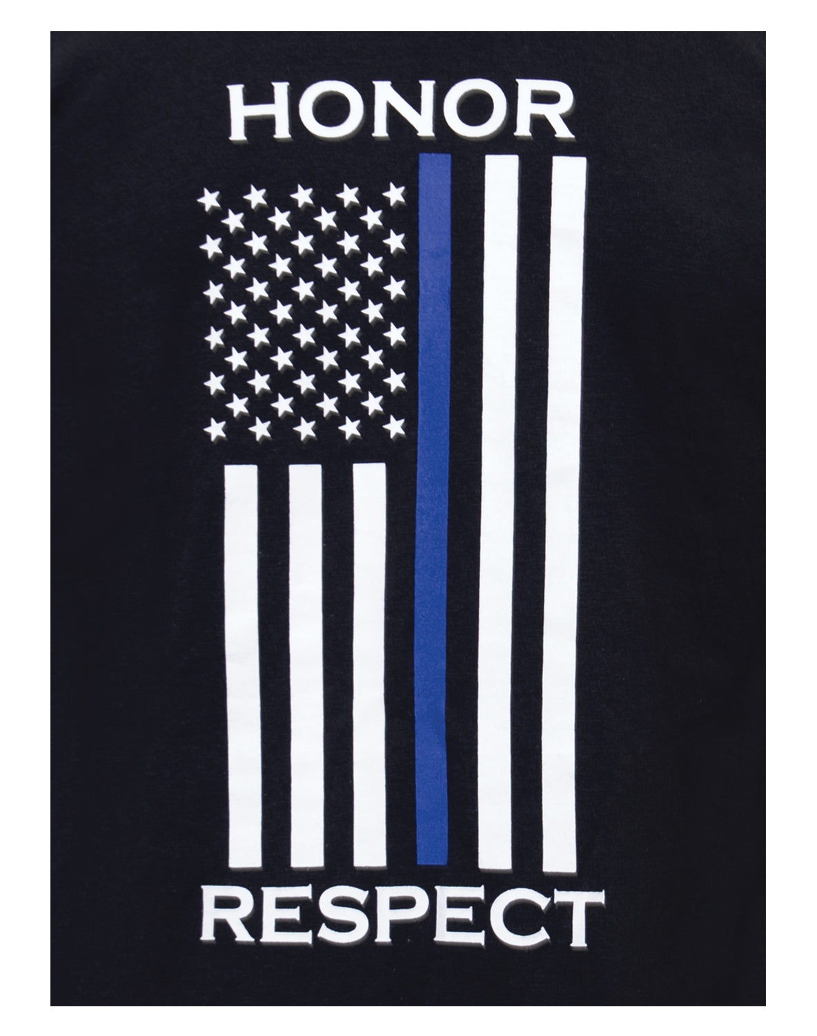 Rothco Thin Blue Line Honor and Respect Long Sleeve T-Shirt LARSON TACTICAL SUPPLY