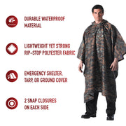 Rothco G.I. Type Rip-Stop Poncho LARSON TACTICAL SUPPLY