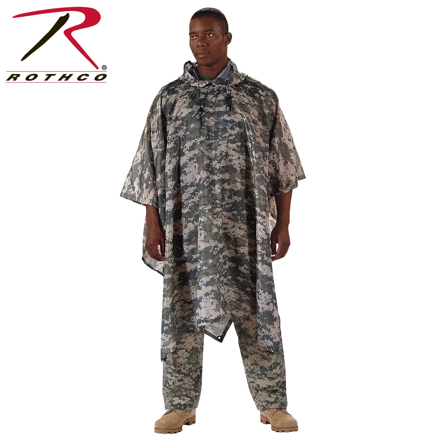 Rothco G.I. Type Rip-Stop Poncho LARSON TACTICAL SUPPLY