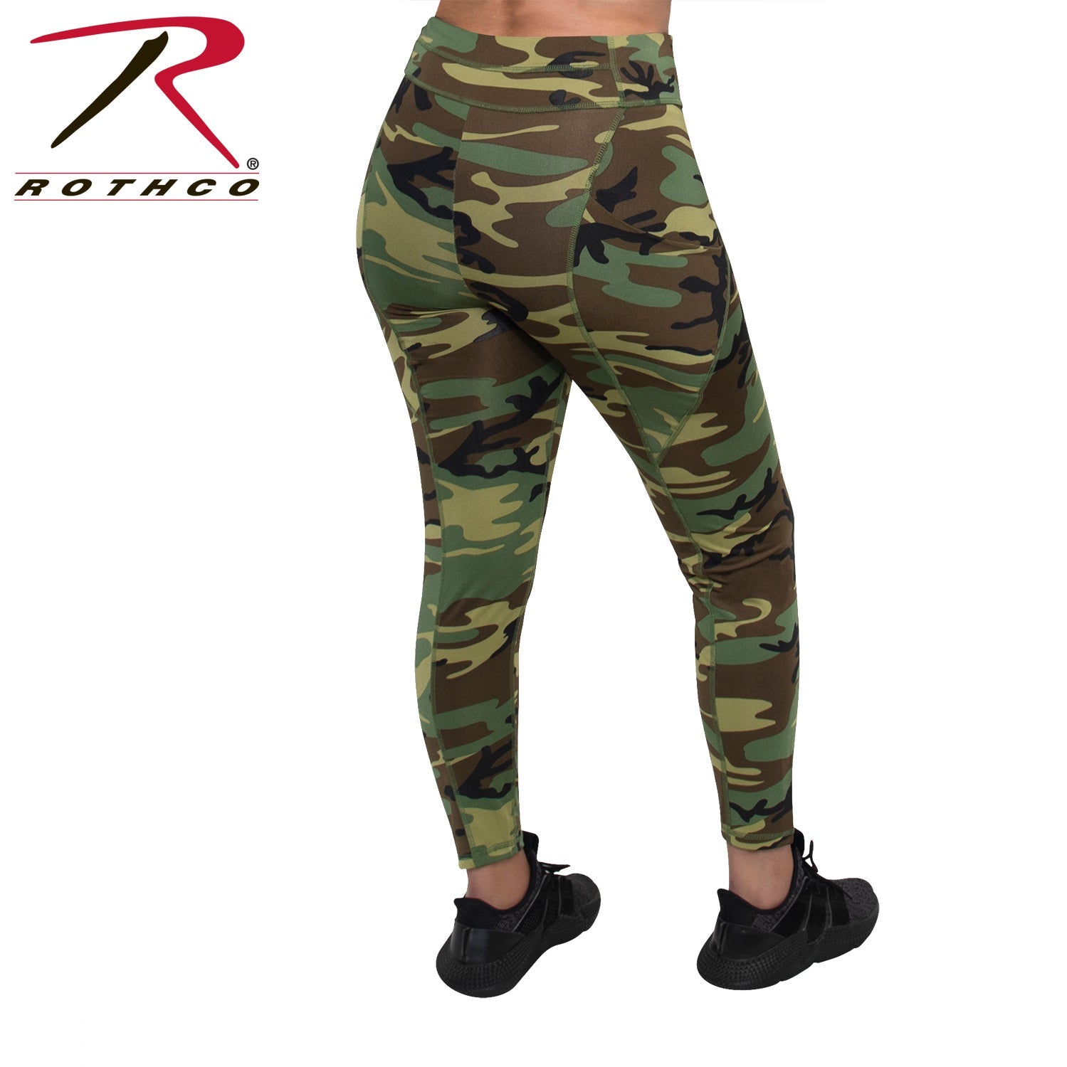 Rothco Womens Workout Performance Camo Leggings With Pockets LARSON TACTICAL SUPPLY